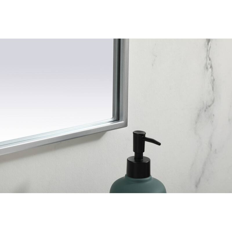 Indigo Home Metal Frame Arch Mirror 42x38 Inch