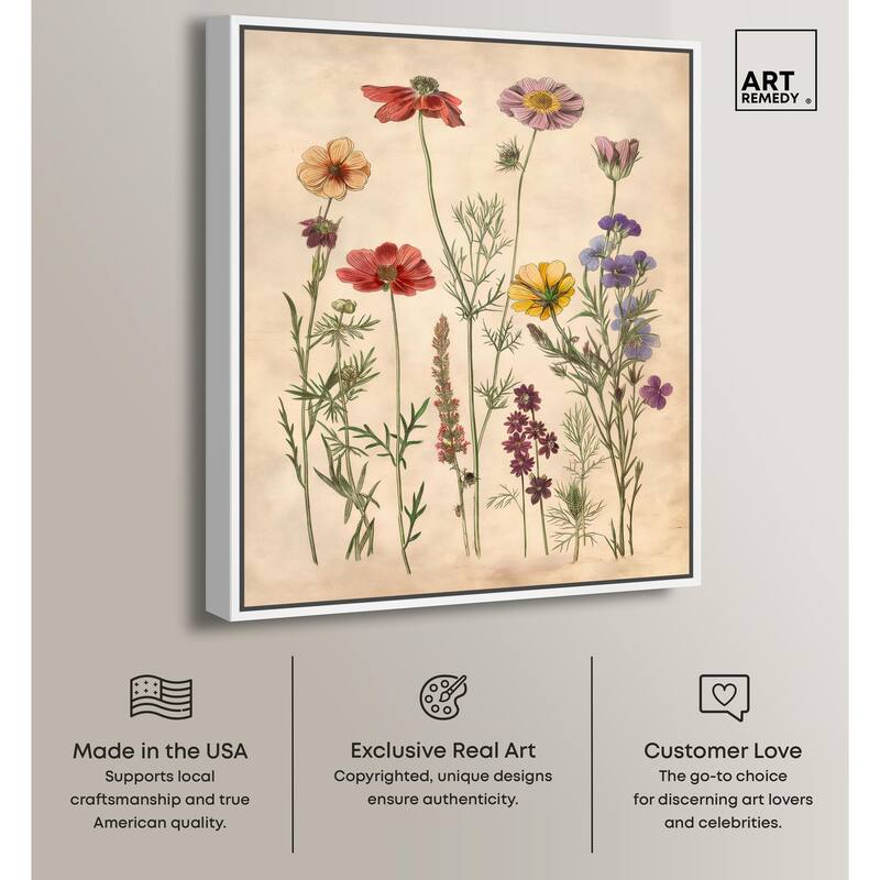 Pollinator Portrait II Canvas by Art Remedy