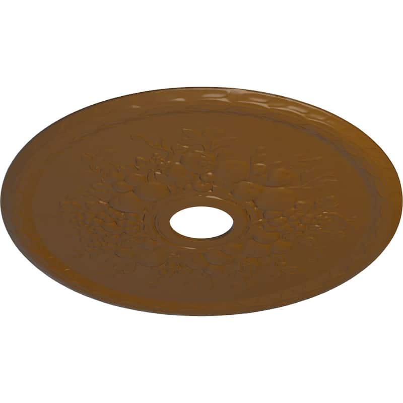 22 5/8"OD x 3 5/8"ID x 5/8"P Grape Ceiling Medallion