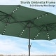 preview thumbnail 30 of 62, 15ft Patio Umbrella Outdoor Market Umbrella with Base and LED Lights