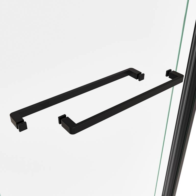 60"W x 74"H Frameless Double Sliding Shower Door with 5/16" Tempered Glass - 60'' x 74''