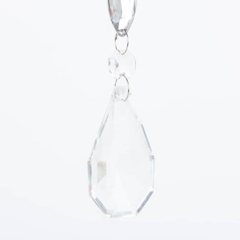 Luxurious 12 Piece Glass and Acrylic Jewel Ornament Set
