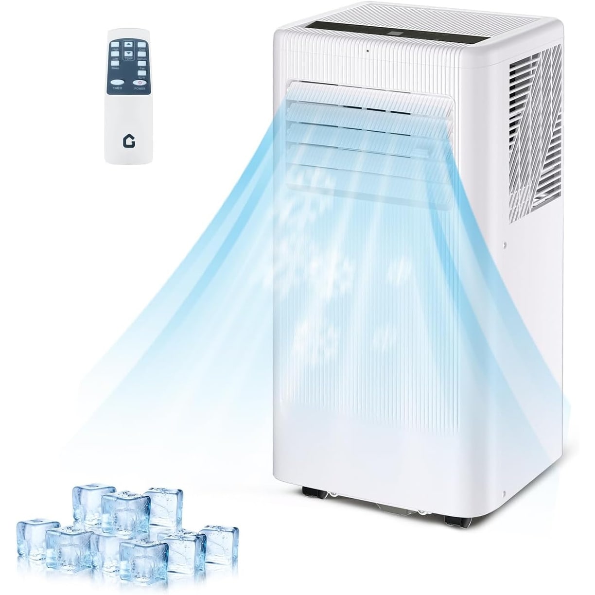 Portable Air Conditioner for Indoor Rooms, 3-In-1 AC Unit for Bedroom