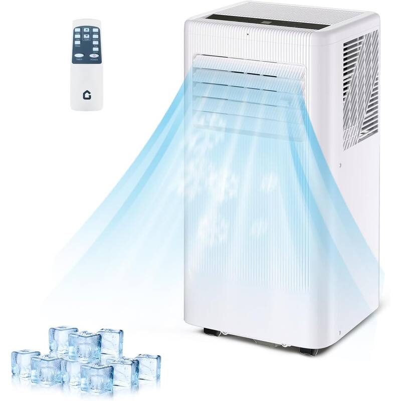 Portable Air Conditioner for Indoor Rooms, 3-In-1 AC Unit for Bedroom - Black