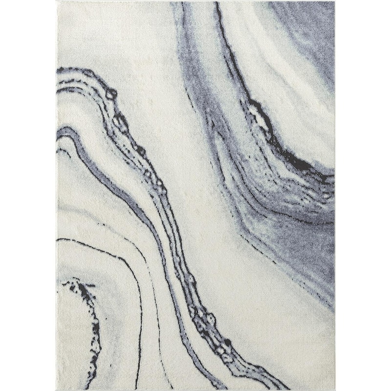 Luxe Weavers Modern Abstract Marbled Area Rug, Indoor Carpet