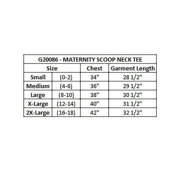 Our Rainbow After The Storm Maternity Scoop Neck Tee