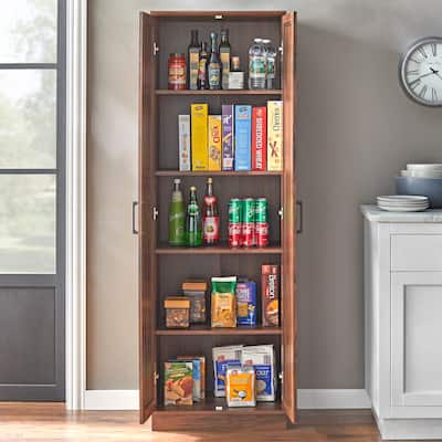 Simple Living Tanner Modern Farmhouse Pantry Cabinet