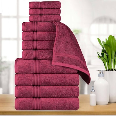 Superior Heritage Egyptian Cotton Absorbent 12-Piece Towel Set