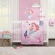preview thumbnail 5 of 3, Disney The Little Mermaid Pink Ariel Cute by Nature Super Soft Baby Blanket