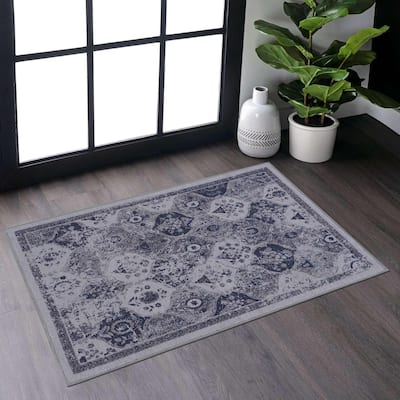 Rustic Rustic Multi-Color Washable Rug