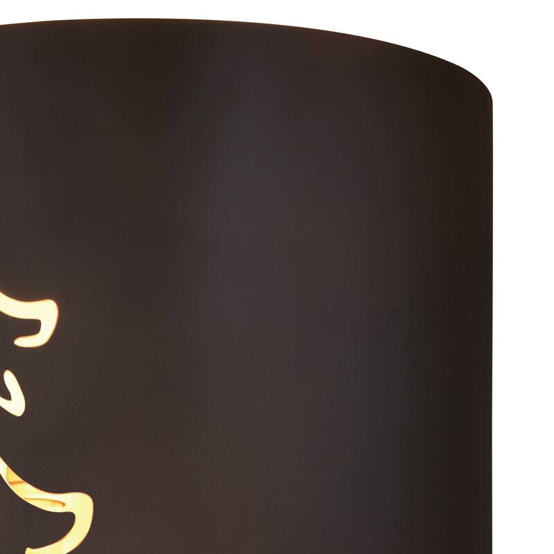 Katmai 2 Light Bronze Gold Rustic Bear Tree Flush Wall Sconce - 5-in W x 11-in H x 8-in D