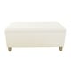 preview thumbnail 3 of 15, HomePop Sherpa Upholstered Storage Bench - Cream