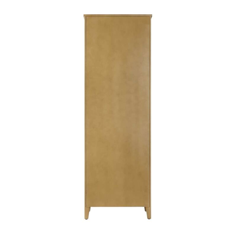 Kensington 16-28 Inch Bath Storage Glass Cabinet