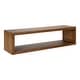 preview thumbnail 20 of 23, Kate and Laurel Holt Open Cubby Wooden Floating Wall Shelf 30x8 - Rustic Brown