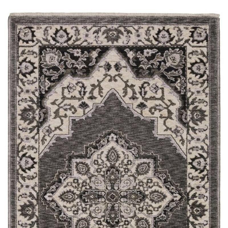 HomeRootsMedallion Traditional Rectangle Area Rug
