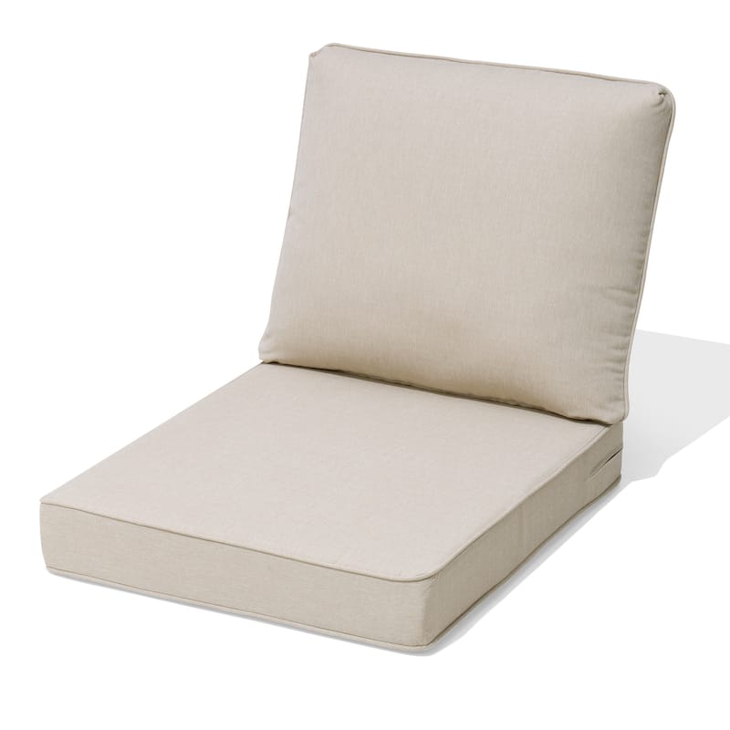 27.6 x 24.4 in Outdoor Indoor Patio Seat Cushions Set - 1PC - PUTTY