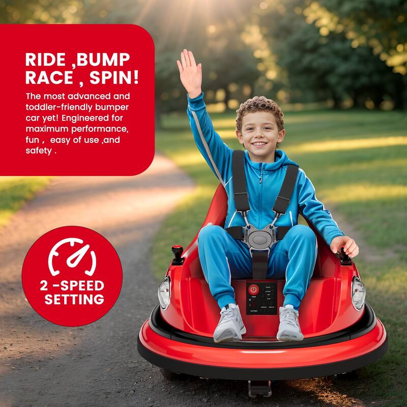Ride On Electric Bumper Car for Kids & Toddlers