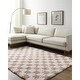 preview thumbnail 41 of 48, Livabliss Urban Shag Scandinavian Checkered Area Rug.