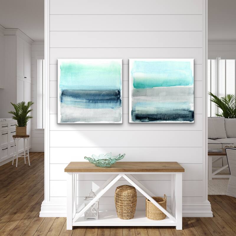 Linear Energy I/II' Wrapped Canvas Wall Art Set by Norman Wyatt Jr.