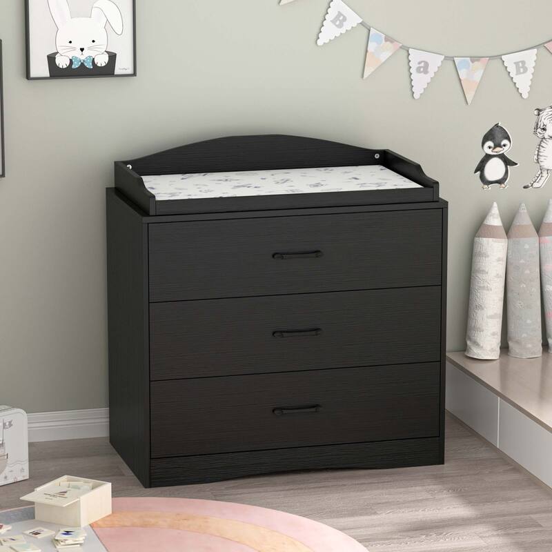 Timechee 35.4"W 35.4"H Changing Table Dresser