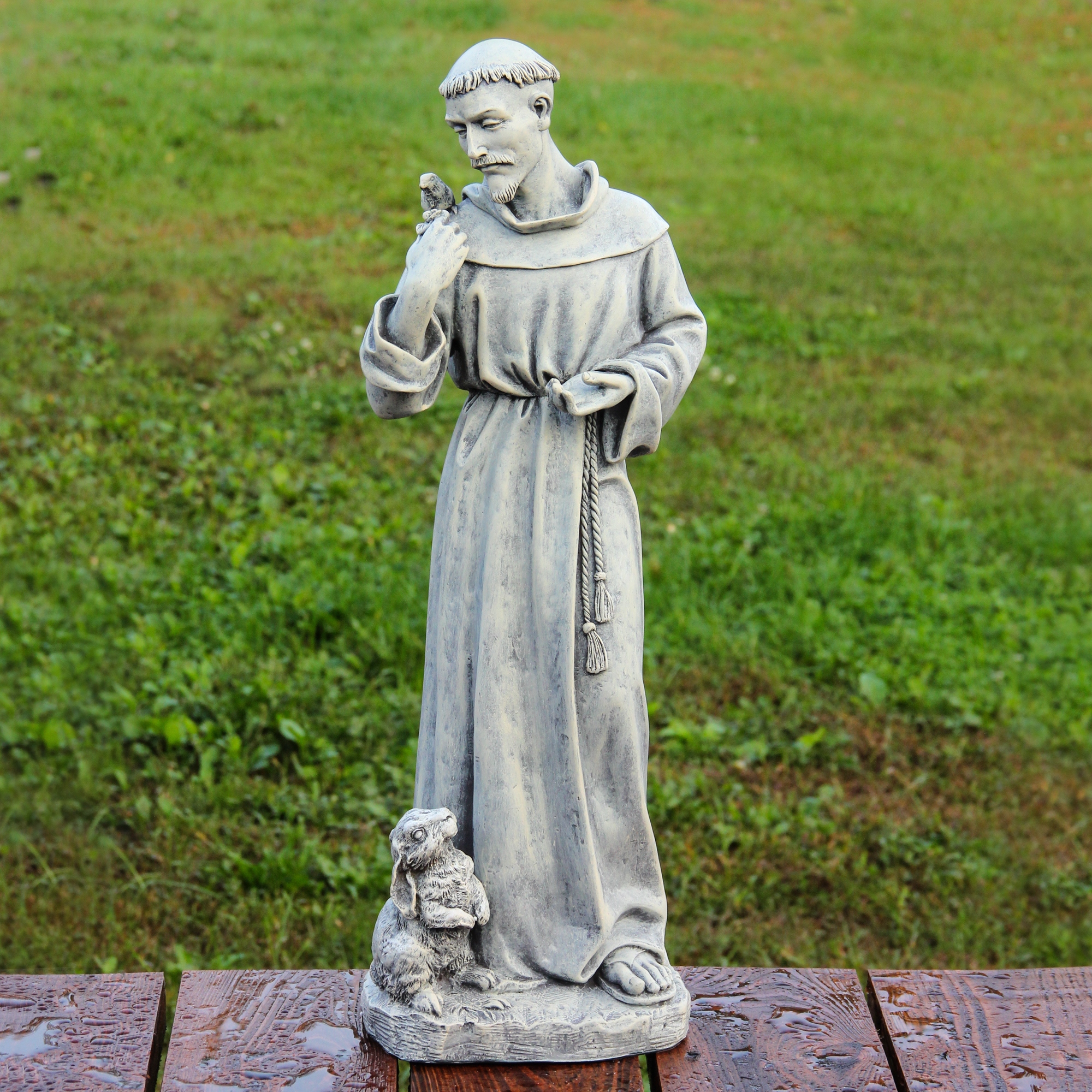 24 Joseph's Studio St. Francis of Assisi Outdoor Garden Statue