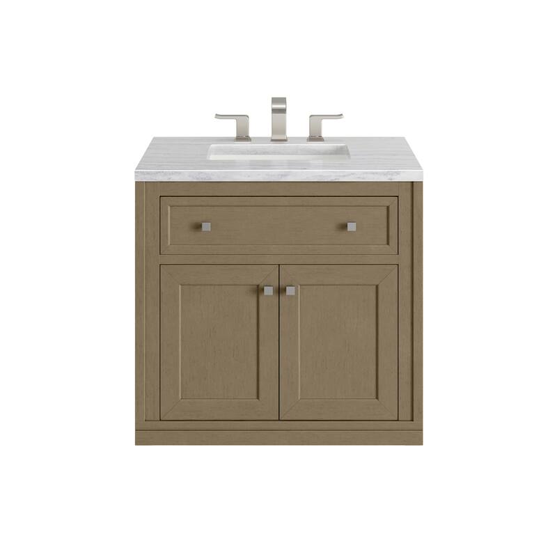 Chicago 30" Single Vanity, Walnut Whisper