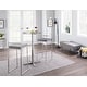 preview thumbnail 19 of 48, Fuji Contemporary Stackable Stainless Steel Low-Profile Back Bar Stool (Set of 2) - N/A