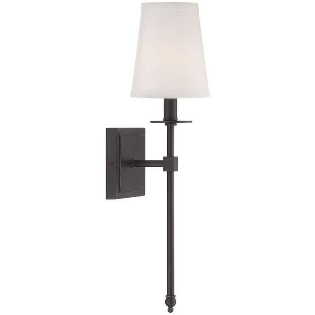 Savoy House Monroe Single Light 20" Tall Wall Sconce