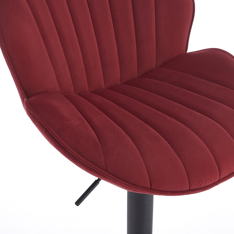 Bar Stools Set of 2,Adjustable Barstools with Back and Footrest