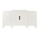 preview thumbnail 6 of 8, Madison Park Verona Cream Quatrefoil Dining Buffet Server