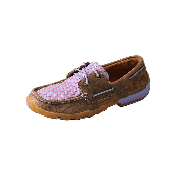 Twisted x Women's Boat Shoe Driving Moc - Bomber/Purple