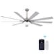 preview thumbnail 55 of 128, Sofucor 52/66/72/76/84Inch Large Ceiling Fan with Dimmable LED Light ,Remote&APP Control,8 Blades for Large Living Room,Porch