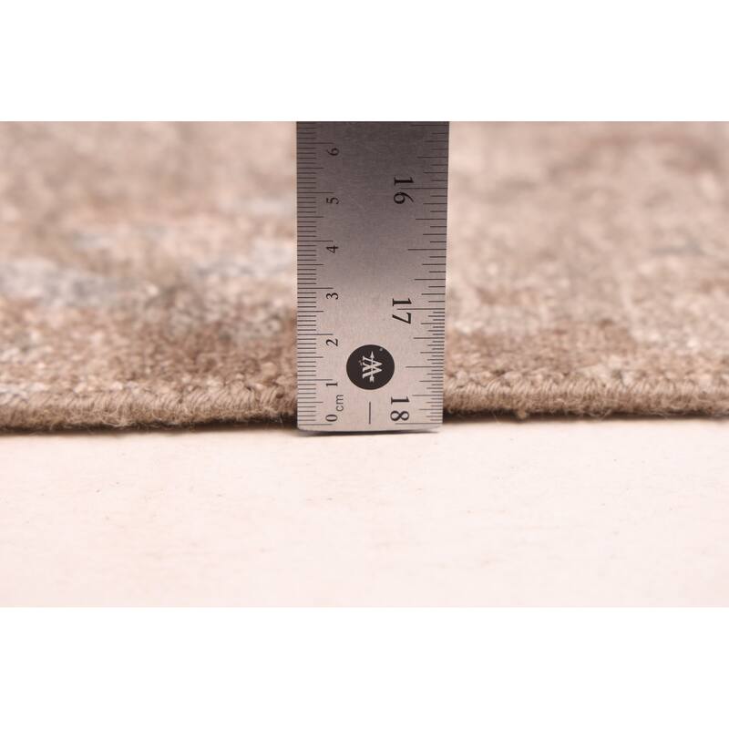 ECARPETGALLERY Hand-knotted Legacy Taupe Silk Rug - 5'3 x 7'7