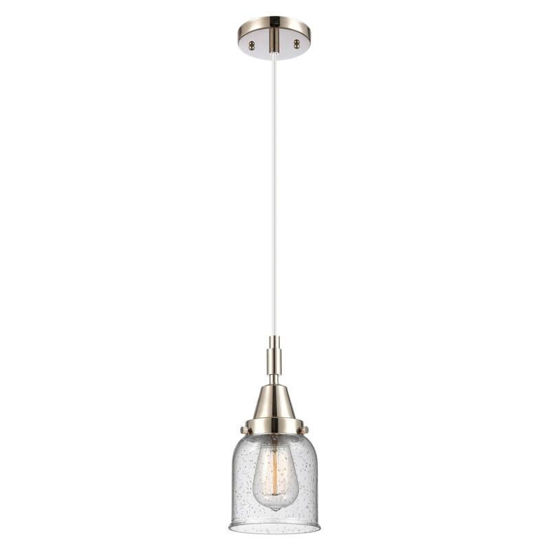 Innovations Lighting 447-1P-G54 Bell 5" Wide Mini Pendant with Clear,