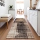 preview thumbnail 8 of 11, Premium Washable Super Soft Glam Mayfield Rug Brown - 2'3" x 7'6"