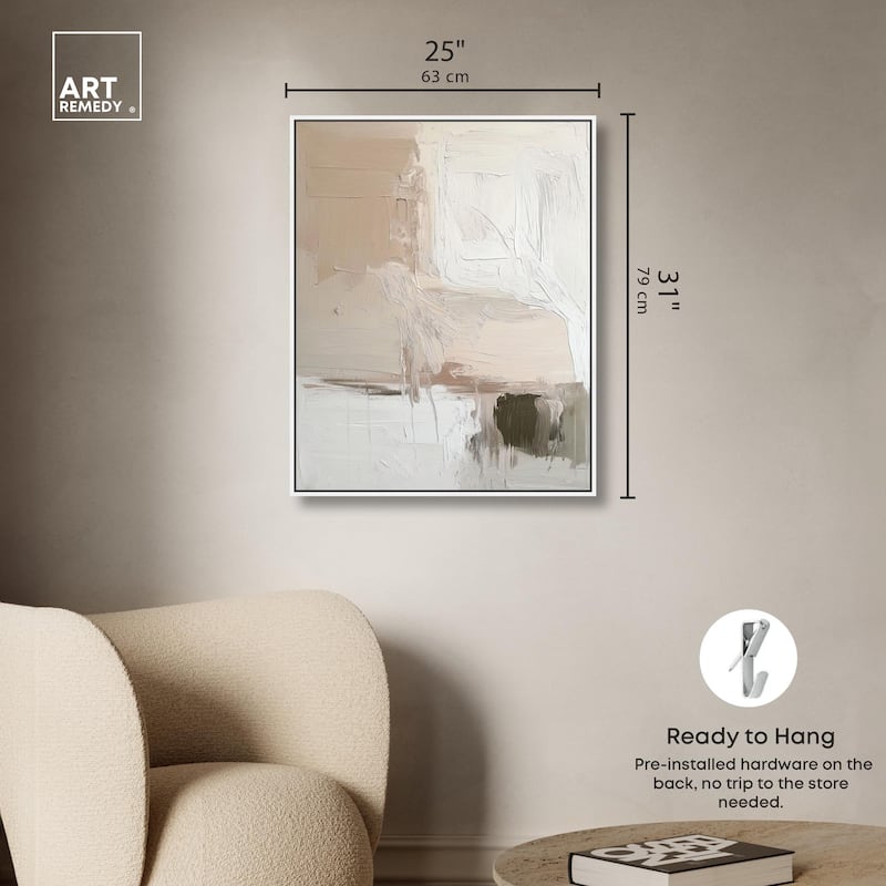 Gentle Strokes of Nature I Canvas by Art Remedy