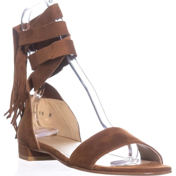 stuart weitzman lace up sandals