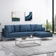 preview thumbnail 8 of 14, Wetmore Contemporary Sectional Sofa with Chaise Lounge by Christopher Knight Home