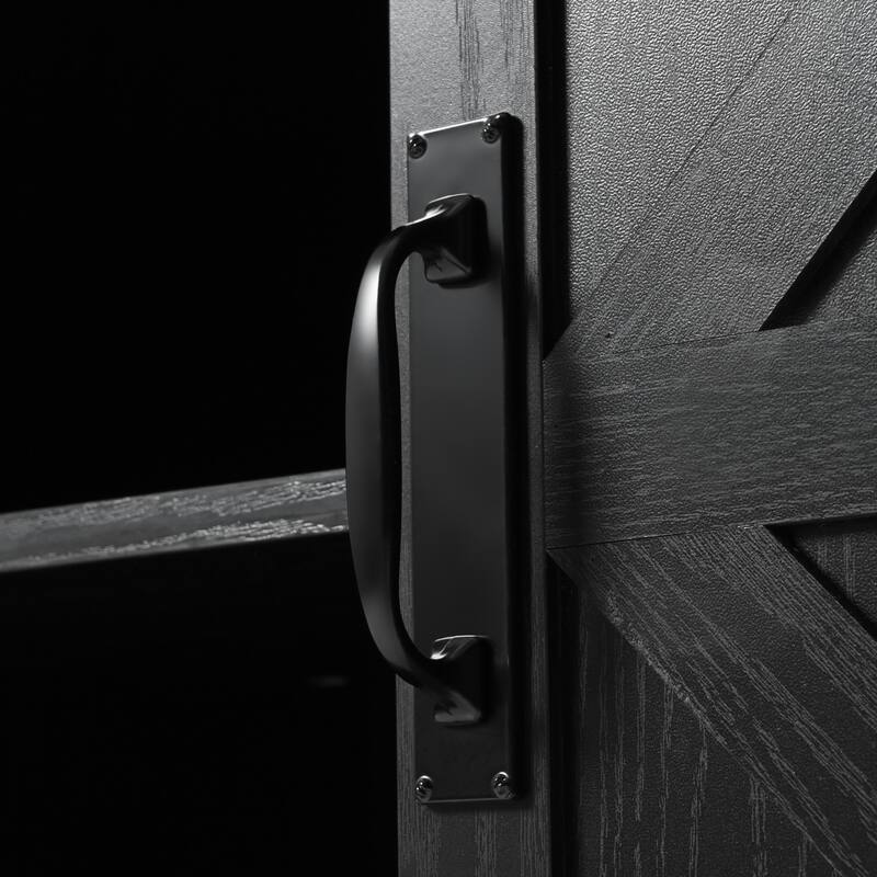 53.5''Farmhouse Kitchen Island with Power Outlet