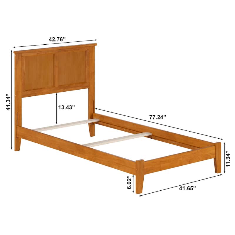 AFI, Madison Foundation Bed with Attachable USB Charger