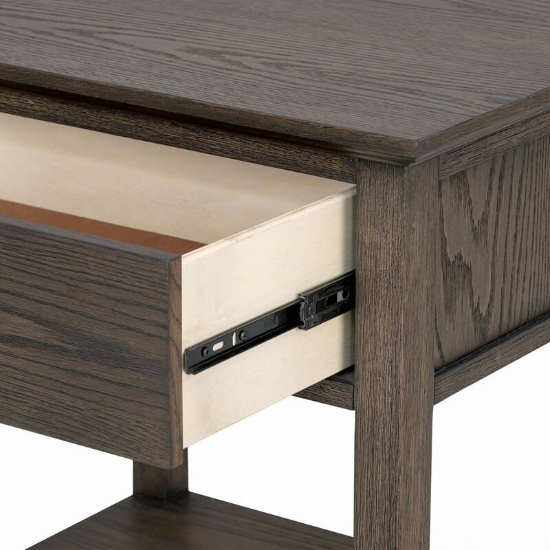 Victoria Bedside Table Antique Brown