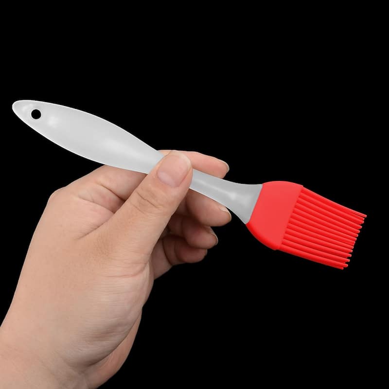 Silicone Head Barbecue Basting Grilling Cooking Condiment Pastry Brush
