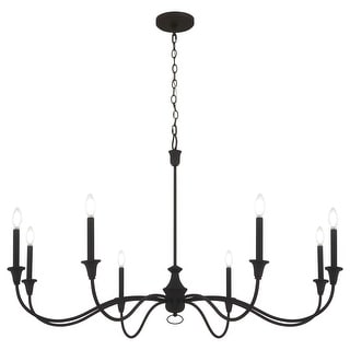 Minka Lavery 6258 Halifax County 8 Light 48" Wide Taper Candle Style