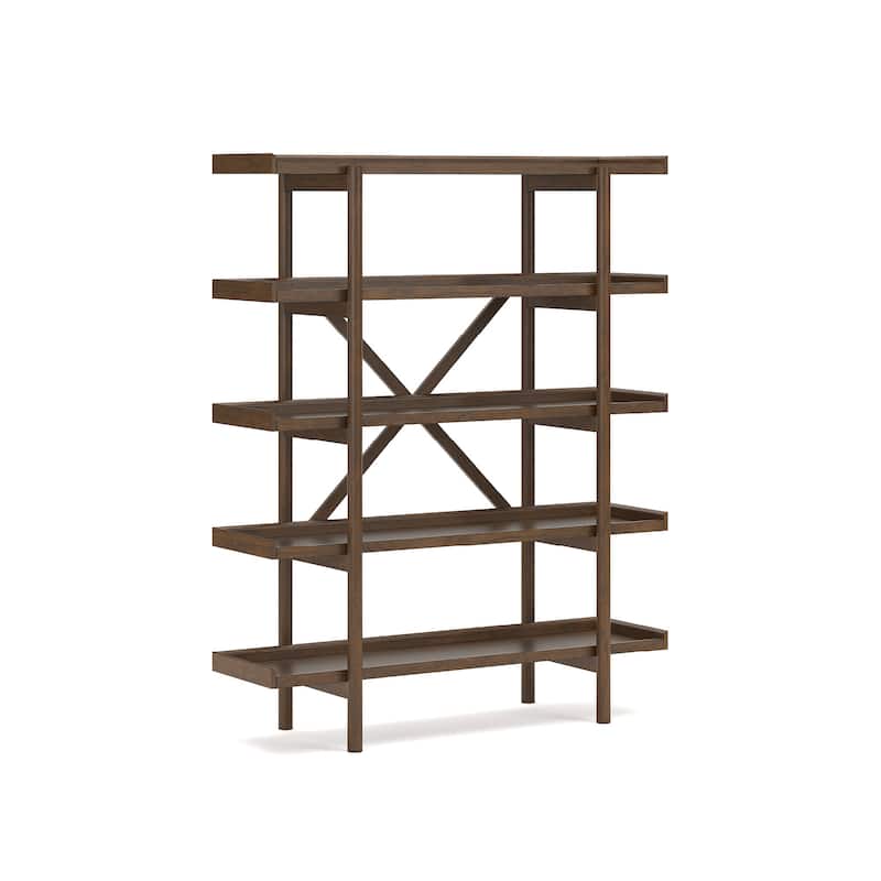 Signature Design by Ashley Lyncott Brown 70" Bookcase - 56"W x 19"D x 70"H