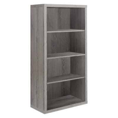 5-Tier Modern Bookcase 48-Inch Tall with Adjustable Shelves for Office, Living Room, or Bedroom - 48