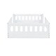 preview thumbnail 19 of 24, Wood Twin Size Platform Bed with Guardrail and Semi-enclosed Fence