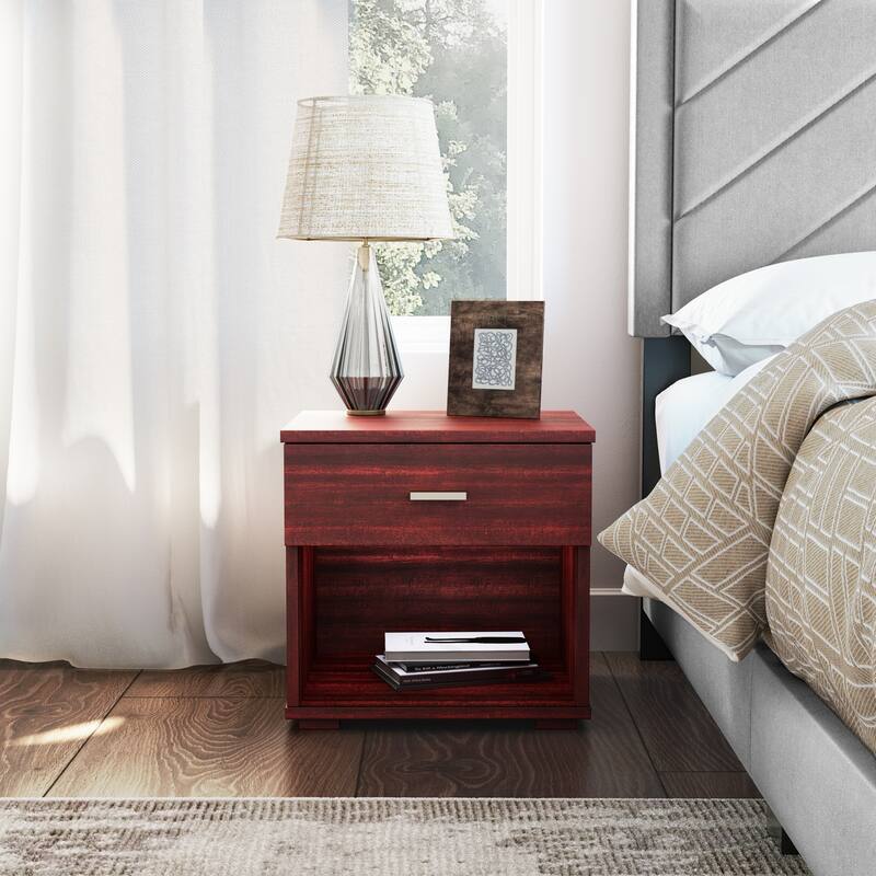 Boyd Sleep Novara 1-Drawer Low Profile Nightstand