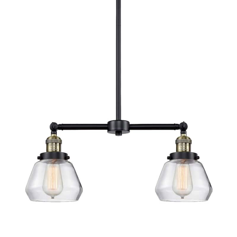 Innovations Lighting Fulton 2 Light 21" Wide Linear Chandelier