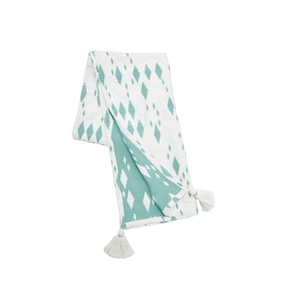 50" x 60" Granby Surf Woven Super Soft Cozy Accent Throw Blanket