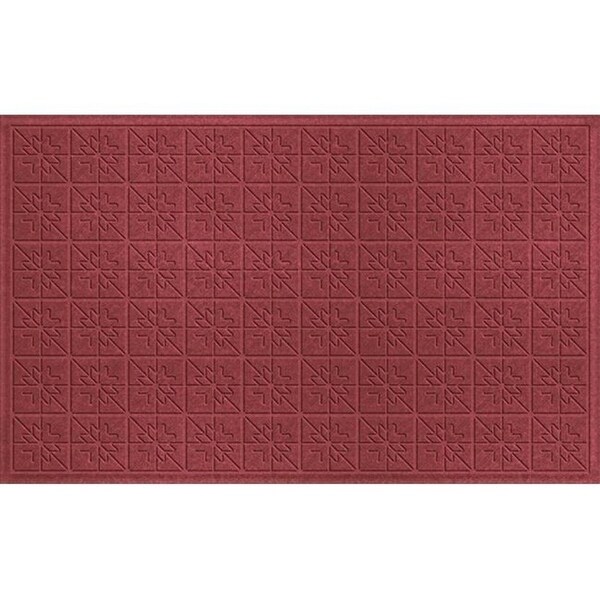 843550024 Water Guard Star Quilt Mat in Red/Black - 2 ft. x 4 ft. ft.